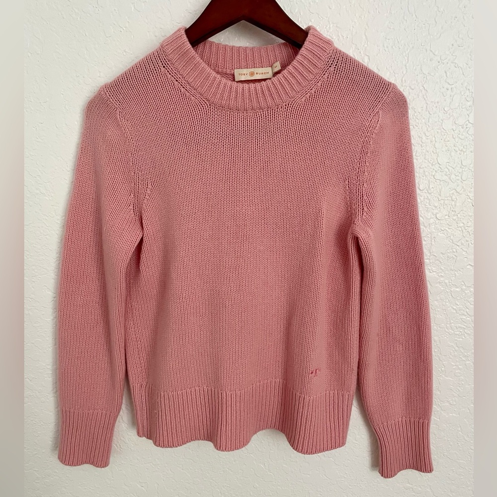 Tory Burch Pink Cashmere Sweater